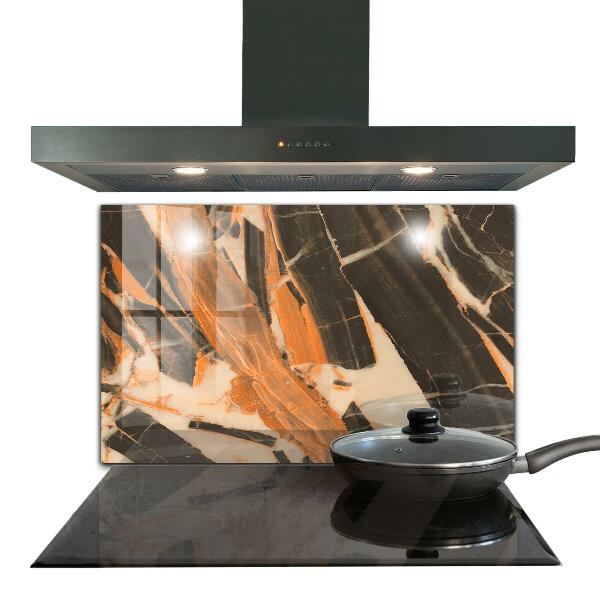 Oven splashback Natural stone composition