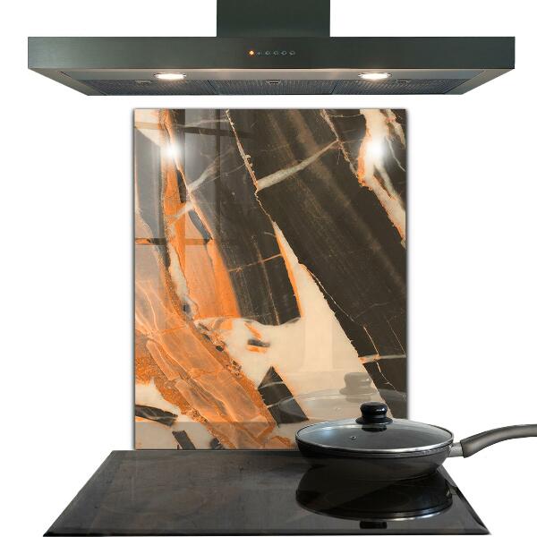 Oven splashback Natural stone composition