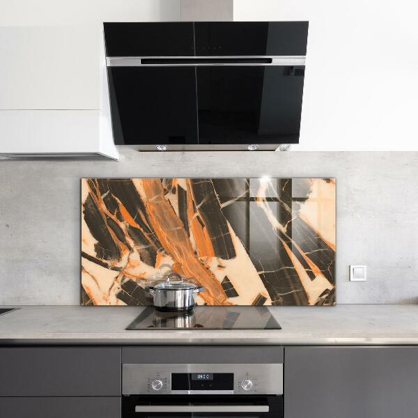 Oven splashback Natural stone composition