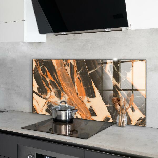 Oven splashback Natural stone composition