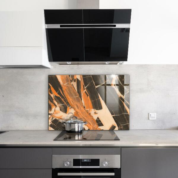 Oven splashback Natural stone composition
