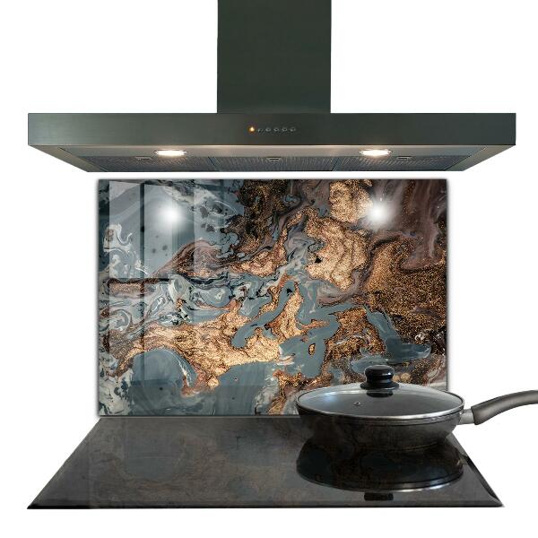Oven splashback Marble art abstract
