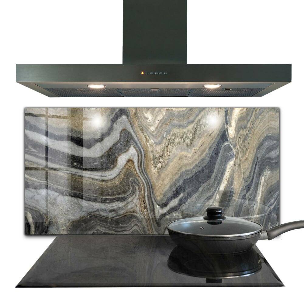 Oven splashback Granite stone marble texture