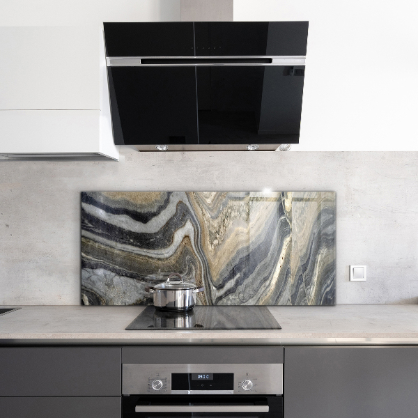 Oven splashback Granite stone marble texture
