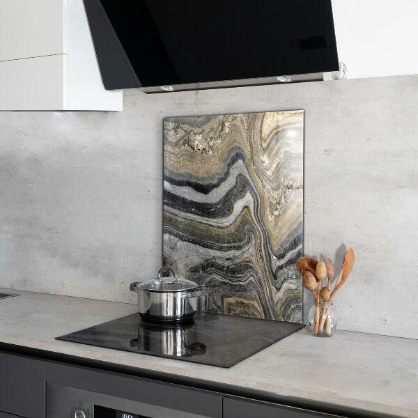 Oven splashback Granite stone marble texture