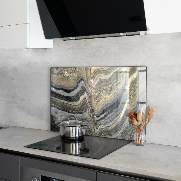 Oven splashback Granite stone marble texture