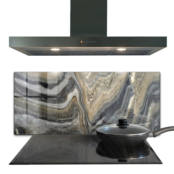 Oven splashback Granite stone marble texture