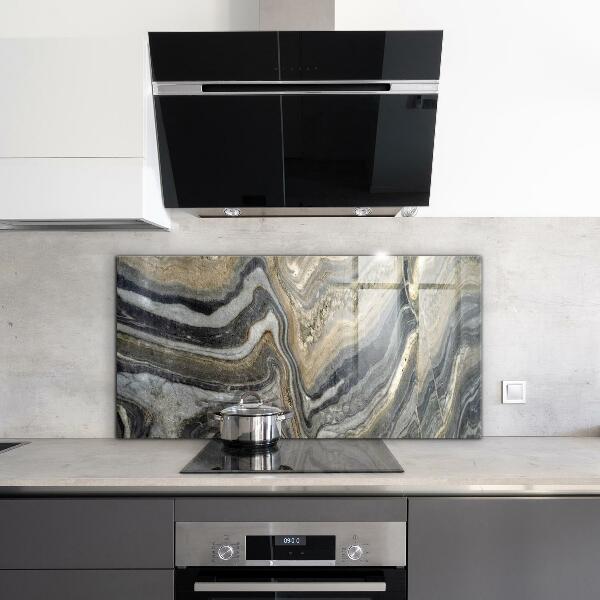 Oven splashback Granite stone marble texture