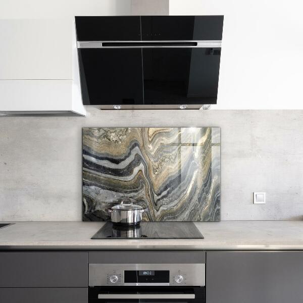 Oven splashback Granite stone marble texture
