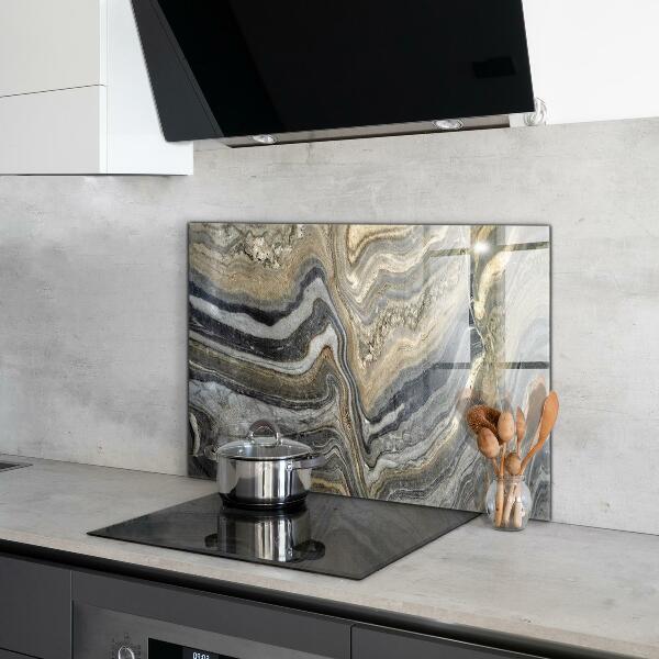 Oven splashback Granite stone marble texture