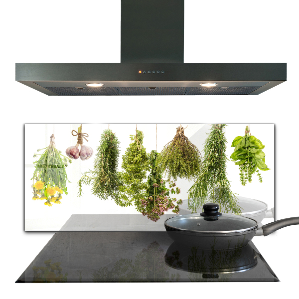 Kitchen splashback Dried herbs herbal medicine