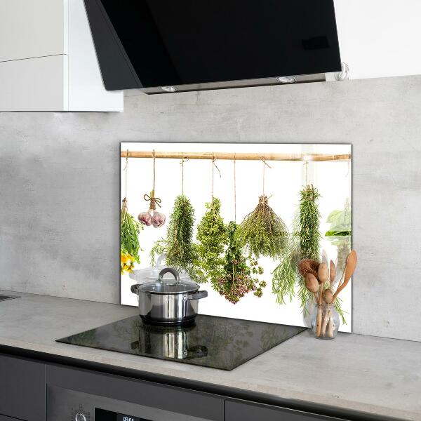 Kitchen splashback Dried herbs herbal medicine