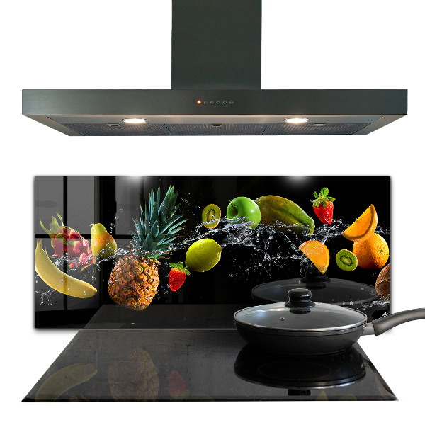 Kitchen splashback Juicy fruits composition