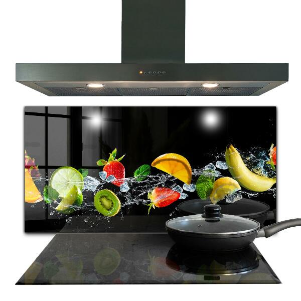 Kitchen splashback Juicy exotic fruits