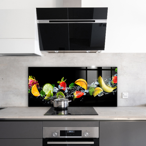 Kitchen splashback Juicy exotic fruits