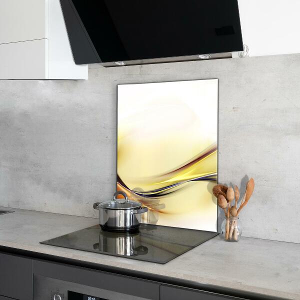 Cooker splashback Energy wave abstraction