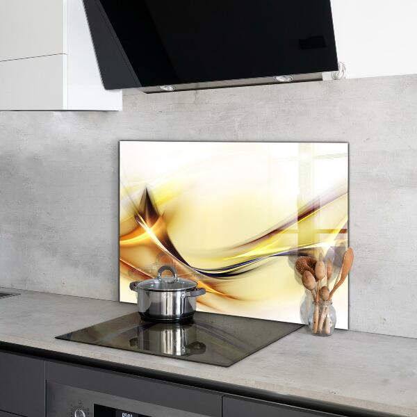 Cooker splashback Energy wave abstraction