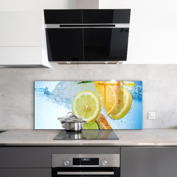 Kitchen splashback Juicy citrus refreshment