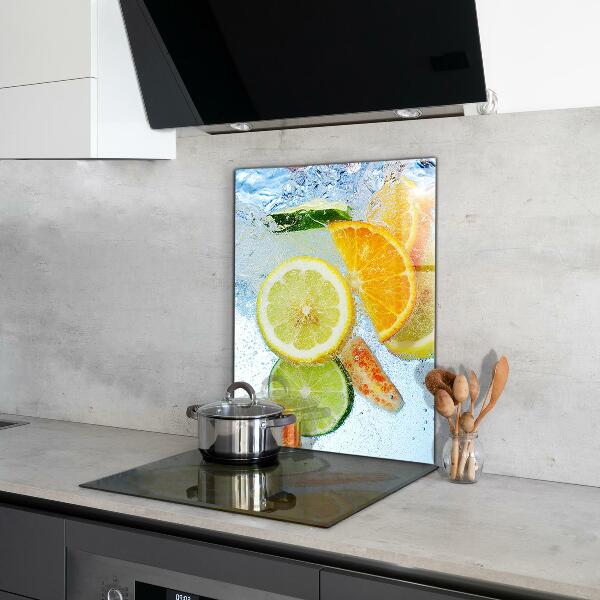 Kitchen splashback Juicy citrus refreshment