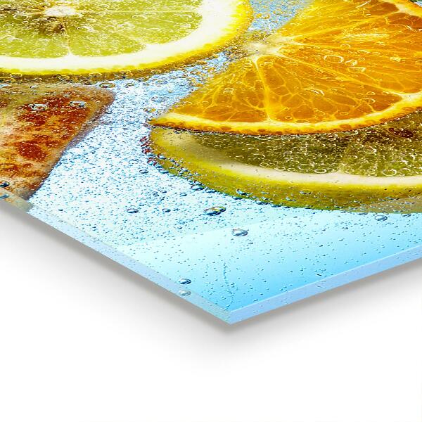 Kitchen splashback Juicy citrus refreshment