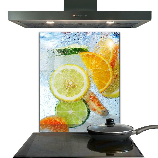 Kitchen splashback Juicy citrus refreshment