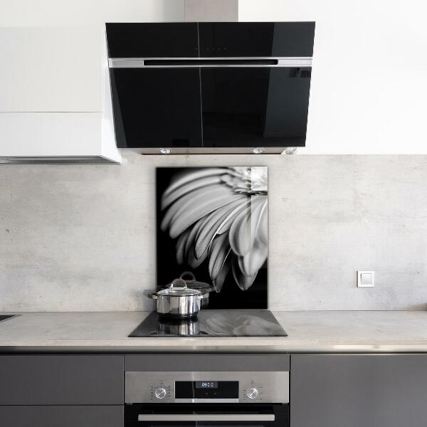 Kitchen splashback Gerber black and white photo