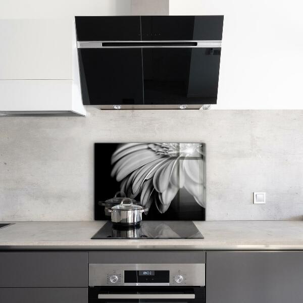 Kitchen splashback Gerber black and white photo