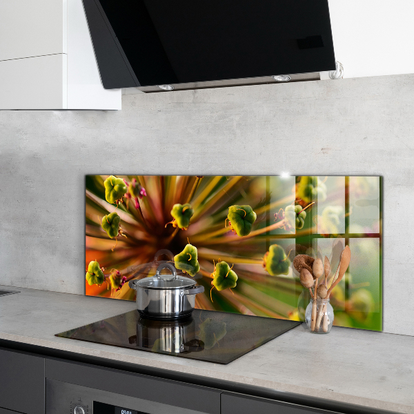 Kitchen splashback Flower macro photography