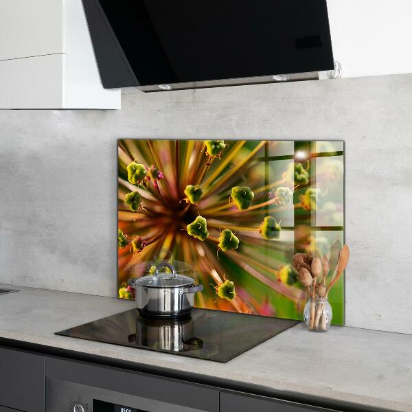 Kitchen splashback Flower macro photography