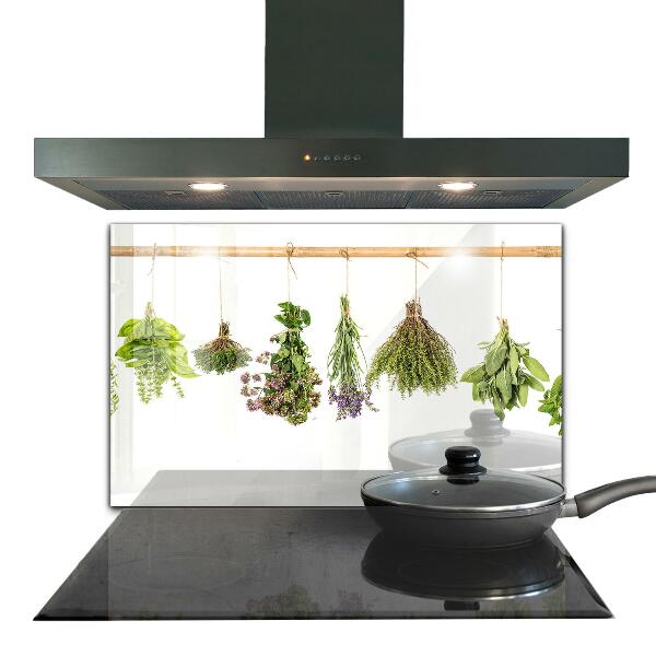Kitchen splashback Dried herbs healthy diet