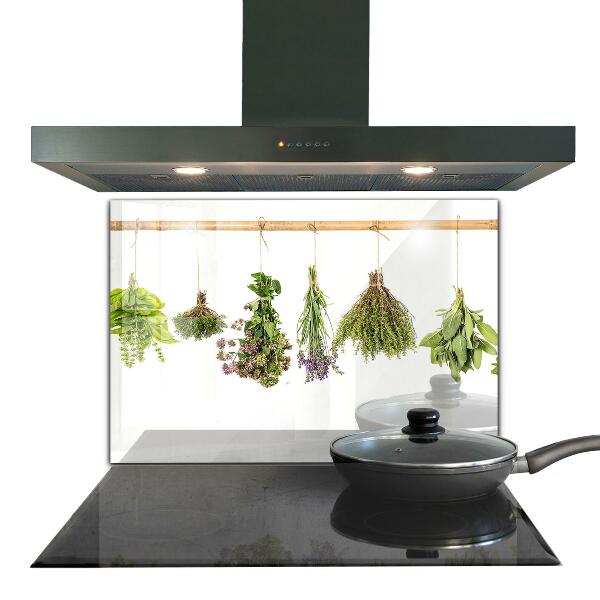 Kitchen splashback Dried herbs healthy diet