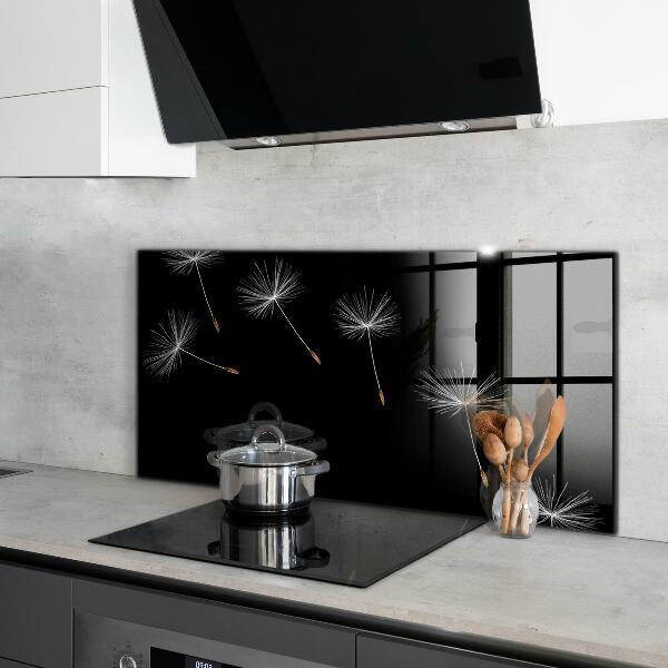 Kitchen splashback Dandelions in the wind