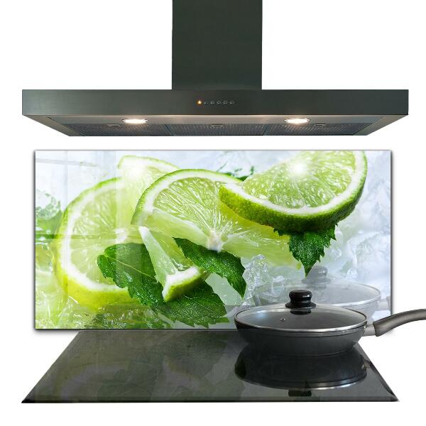 Kitchen splashback Citrus refreshing limes