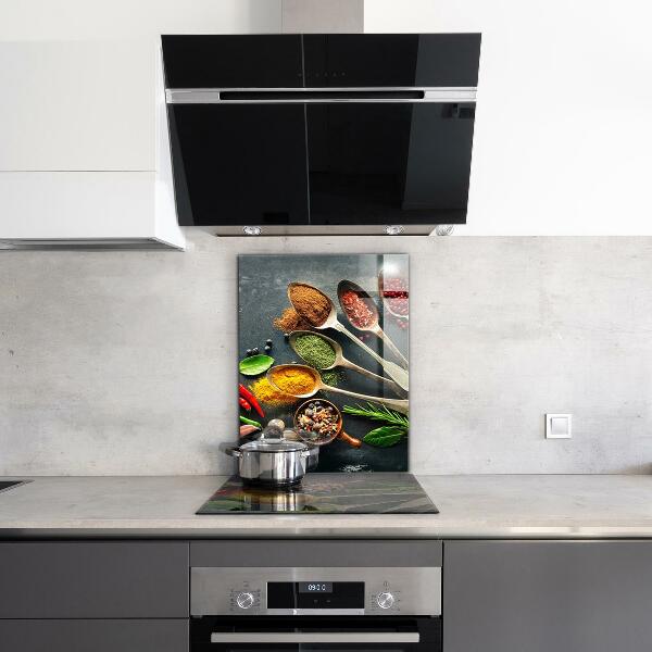 Kitchen splashback Aromatic spices