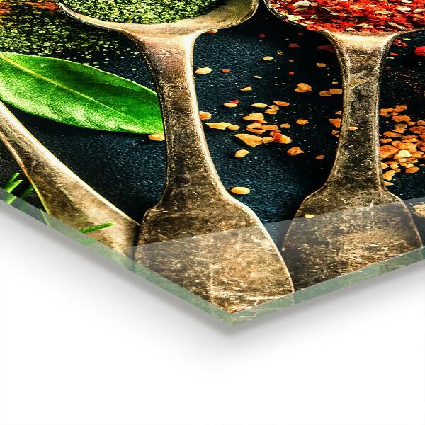 Kitchen splashback Oriental cuisine spices