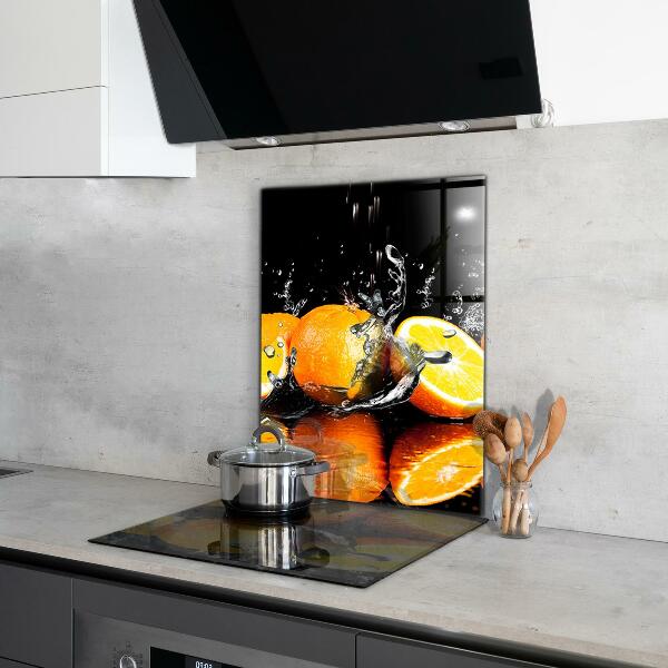 Kitchen splashback Juicy oranges