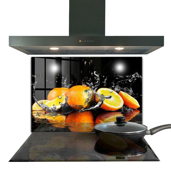 Kitchen splashback Juicy oranges