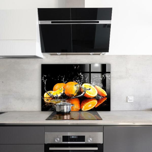 Kitchen splashback Juicy oranges