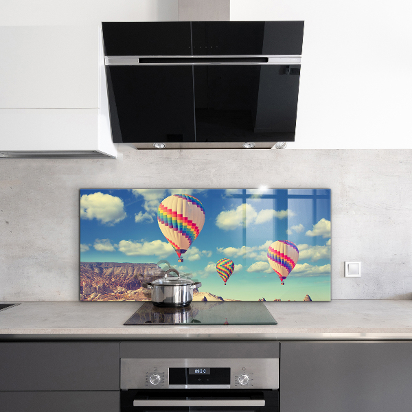Kitchen splashback Cappadocia balloons türkiye
