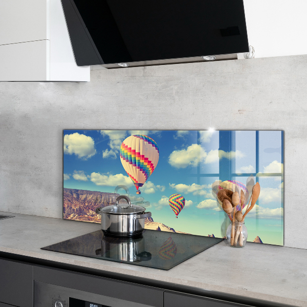 Kitchen splashback Cappadocia balloons türkiye