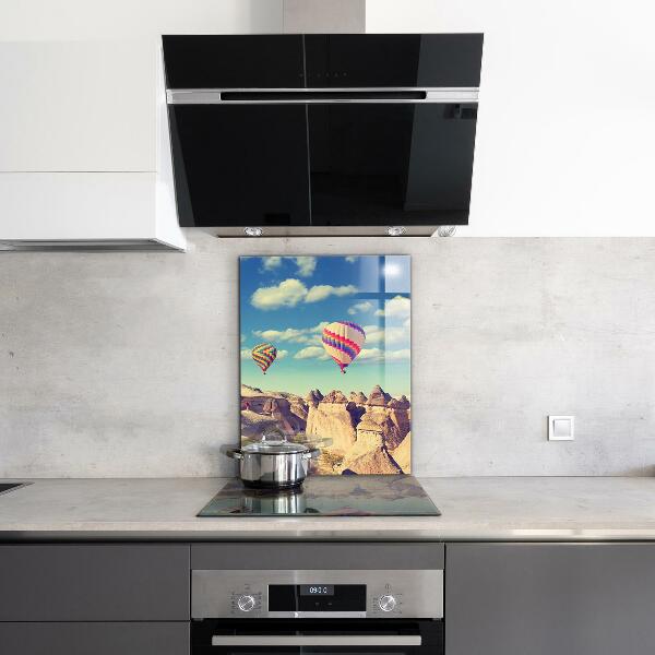 Kitchen splashback Cappadocia balloons türkiye