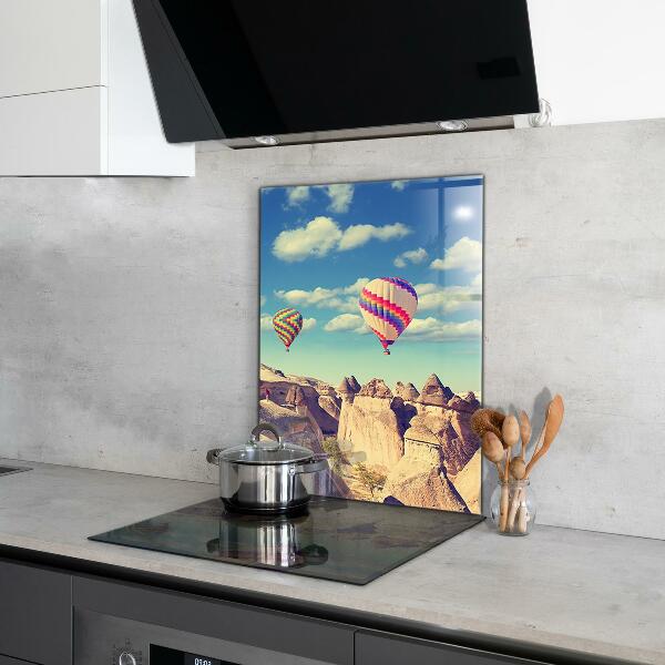 Kitchen splashback Cappadocia balloons türkiye