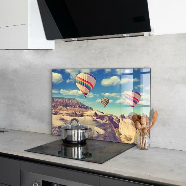 Kitchen splashback Cappadocia balloons türkiye