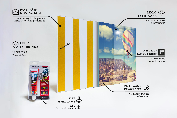 Kitchen splashback Cappadocia balloons türkiye