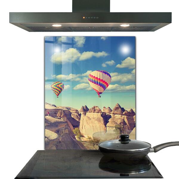 Kitchen splashback Cappadocia balloons türkiye