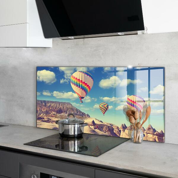 Kitchen splashback Cappadocia balloons türkiye