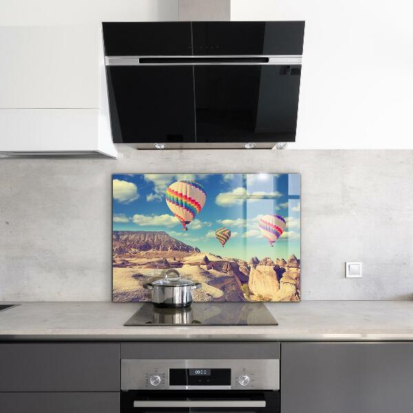Kitchen splashback Cappadocia balloons türkiye