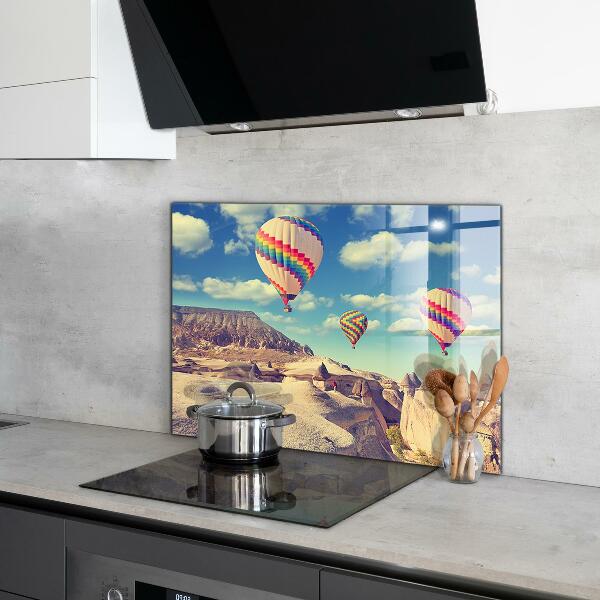 Kitchen splashback Cappadocia balloons türkiye