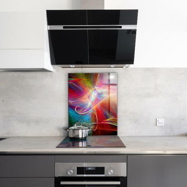 Cooker splashback Energetic color mix
