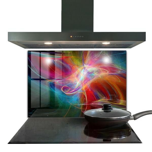Cooker splashback Energetic color mix